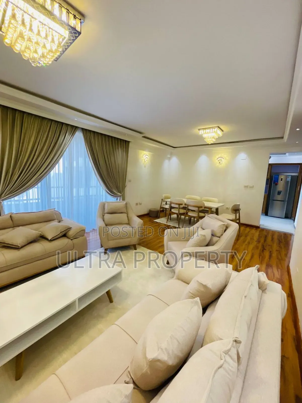 Furnished 3bdrm Apartment in Bole for rent