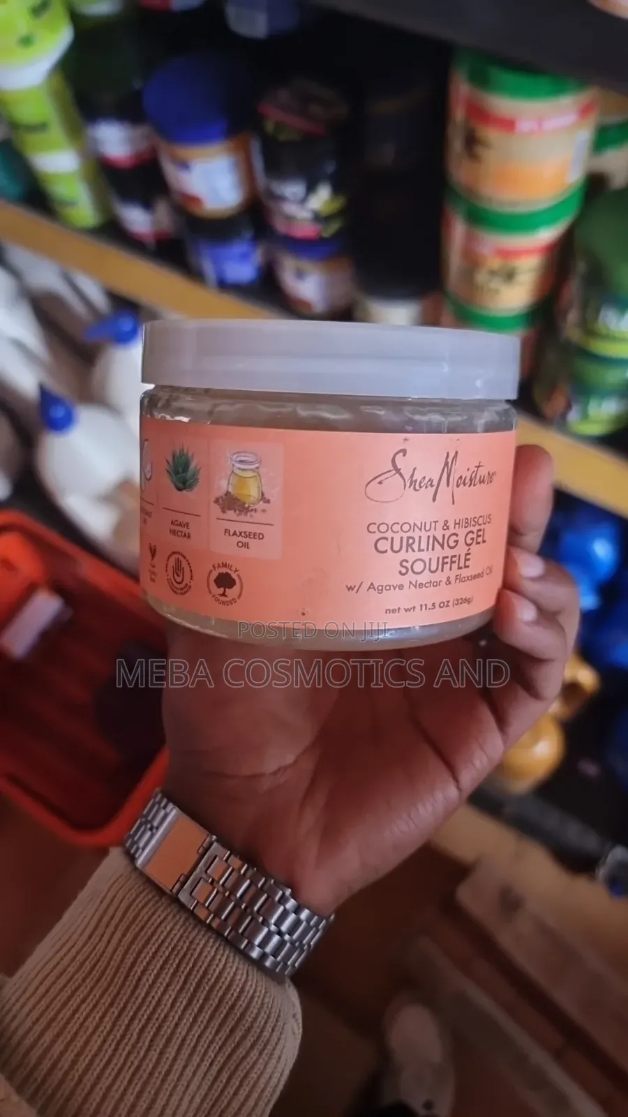 Coconut and Hibiscus Curling Gel