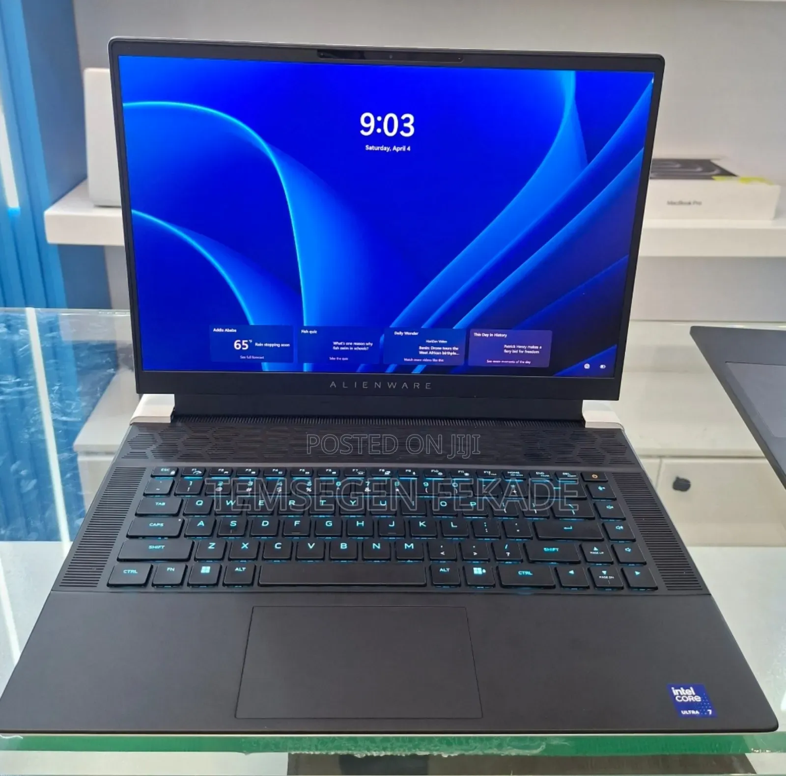 New Laptop Alienware M15 r3 16GB Intel Core Ultra 7 SSD 1T
