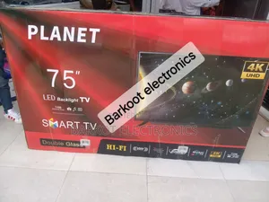 Blanet Smart Tv 75 Inch Andraid Doubel Gelass 2026 Quality Brand