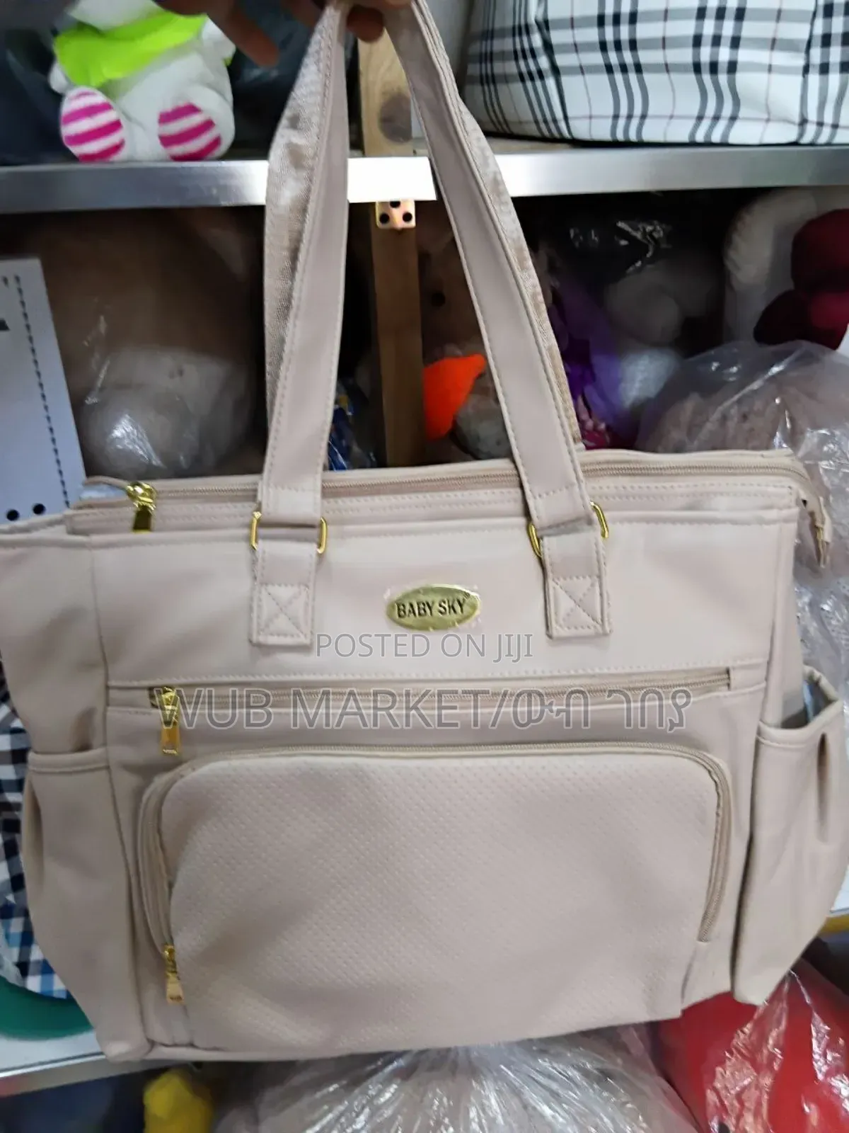 “Luxury Baby Sky Bag With Changing Mat – Original Quality”- የእናቶች ቦርሳ