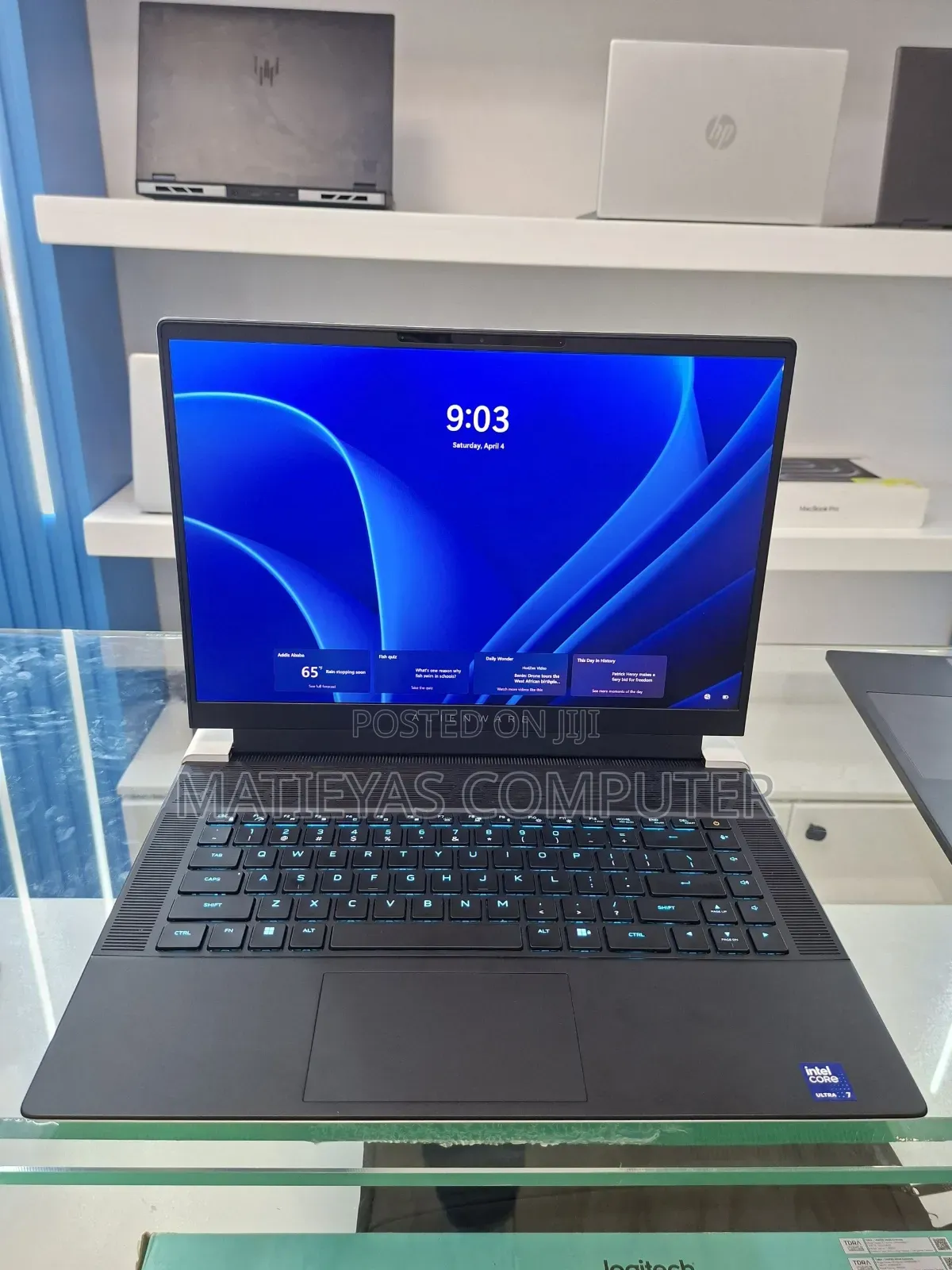 New Laptop Alienware M15 r3 16GB Intel Core Ultra 7 SSD 1T