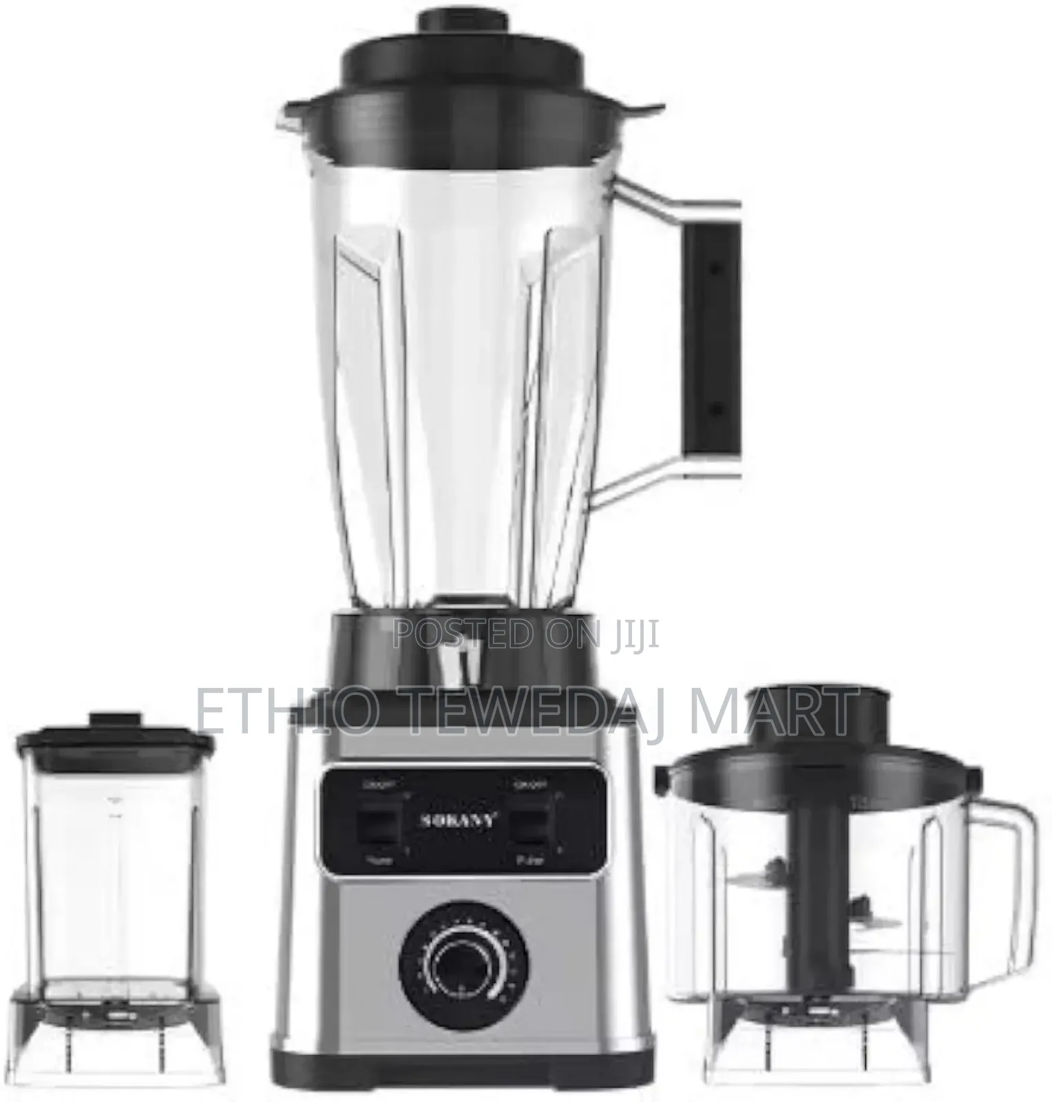 Sokany 2-in-1 Stainless Steel Blade Multi-Purpose Blender 1700w