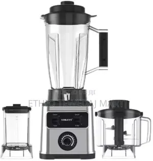 Sokany 2-in-1 Stainless Steel Blade Multi-Purpose Blender 1700w