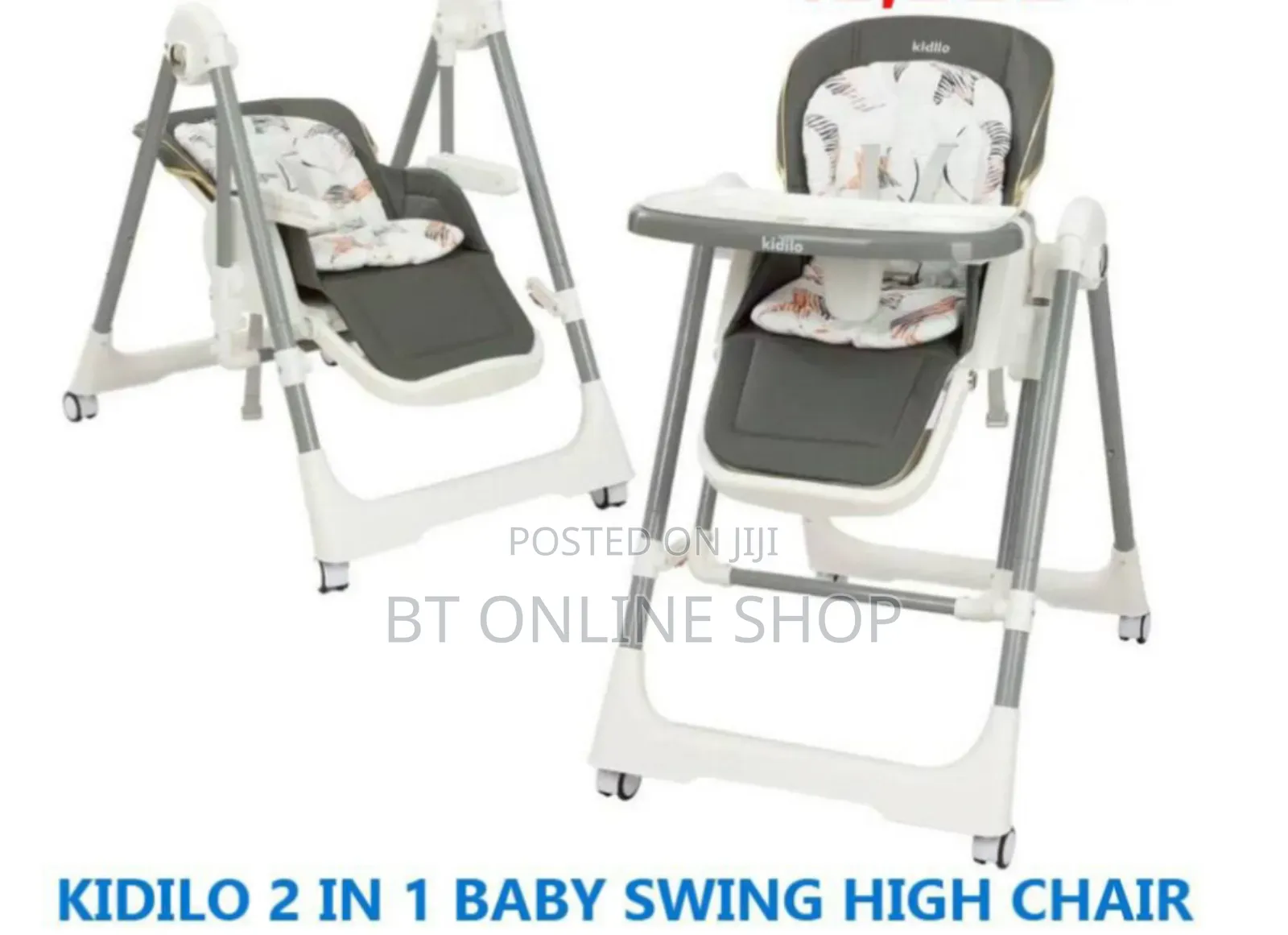 Kidilo 2 in 1 Baby Swing High Chair