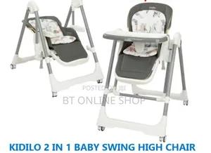 Kidilo 2 in 1 Baby Swing High Chair