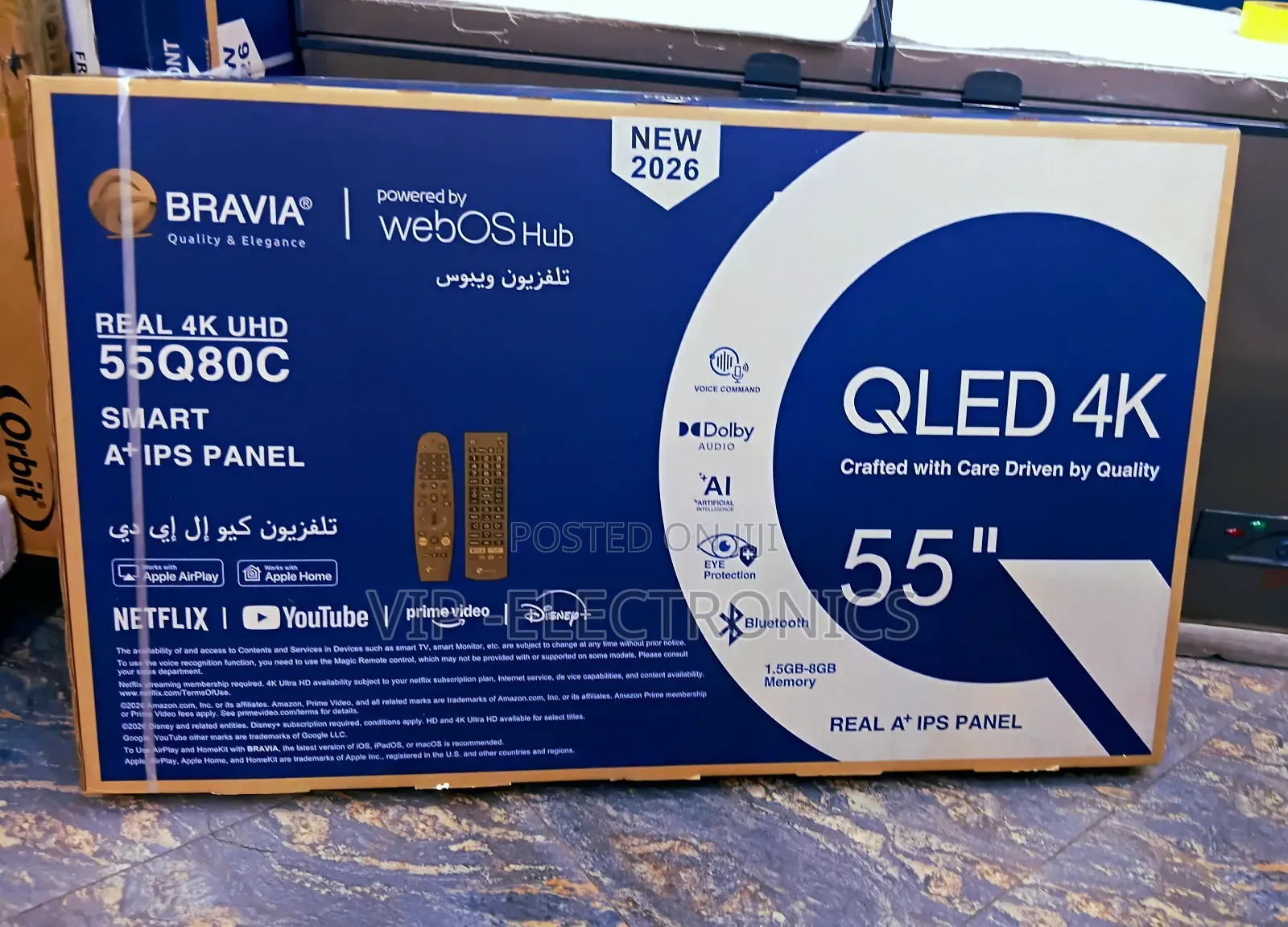 Bravia Tv 55 Inch Smart Qled Webos Tv