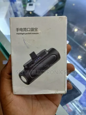 5000mah Mini Portable Power Bank With Flashlight