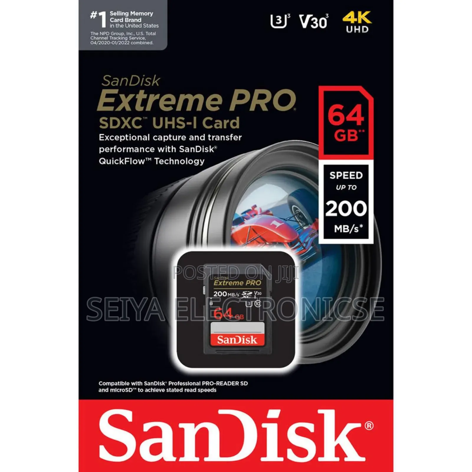 Sandisk Camera Memory 64gb Speed 200 MBPS