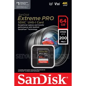 Sandisk Camera Memory 64gb Speed 200 MBPS