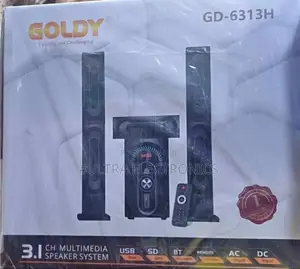 Goldy Gd-6313h 3.1 Channel Multimedia Speaker System. Features