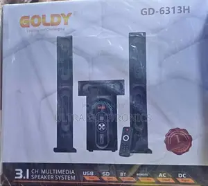Goldy Gd-6313h 3.1 Channel Multimedia Speaker System. Features