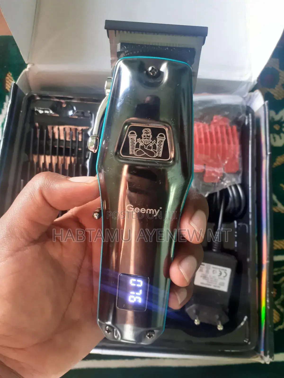 ጂሚ የፀጉር ማስተካከያ Geemy 6680 Tondos Hair Clipper