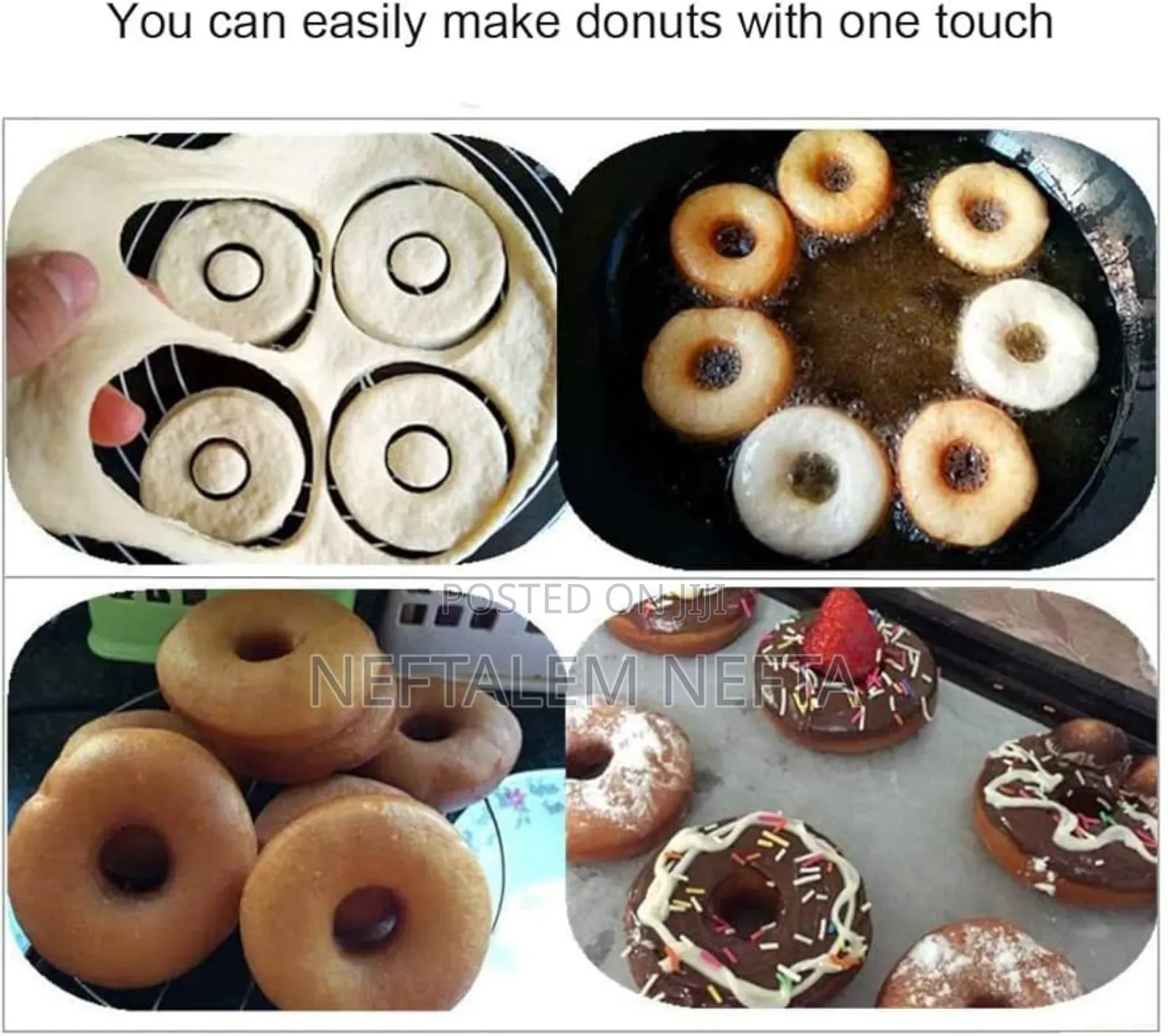 Flower Shape Donut Maket