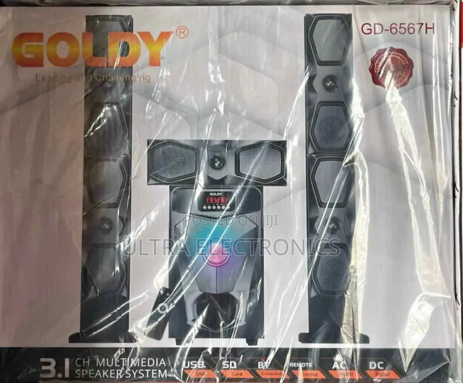 Goldy Gd-6567h Multimedia Speaker System.