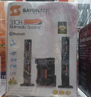 Sayona Apps 3.1ch Multimedia Speaker System From the Tall Boy Series