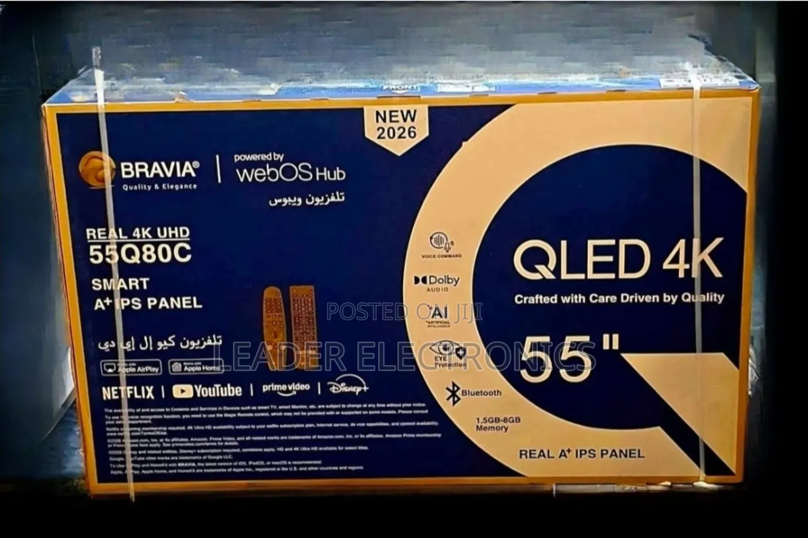 Bravia 55" Smart Qled Tv – Webos + Magic Remote New Arrival 2026