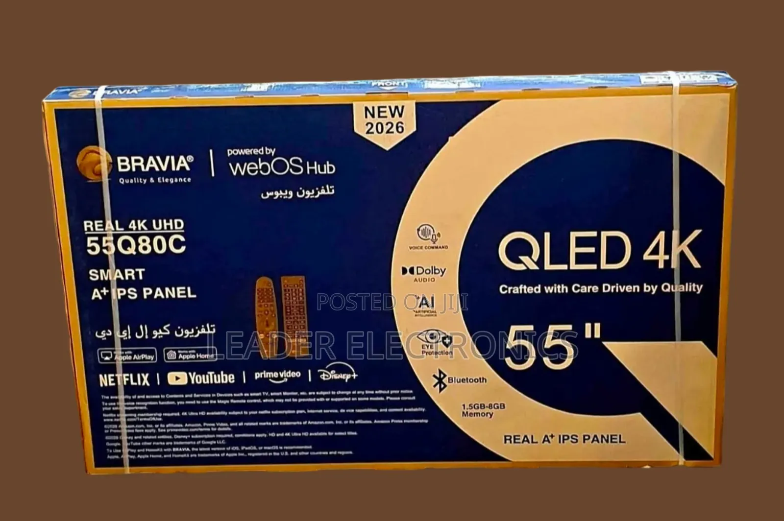 Bravia 55" Smart Qled Tv – Webos + Magic Remote New Arrival 2026