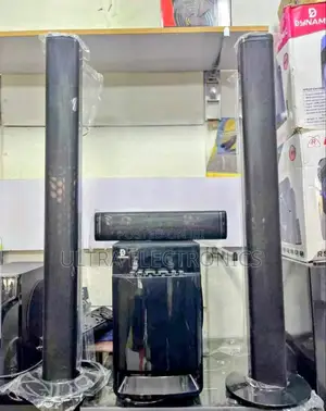 Speaker Dynamic Multimedia Home Theater System. Includes Two Tall