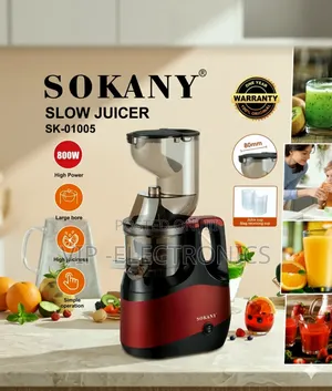 Sokany Slow Juicer (Sk-01005) 800w High-Power Cold Press Juicer