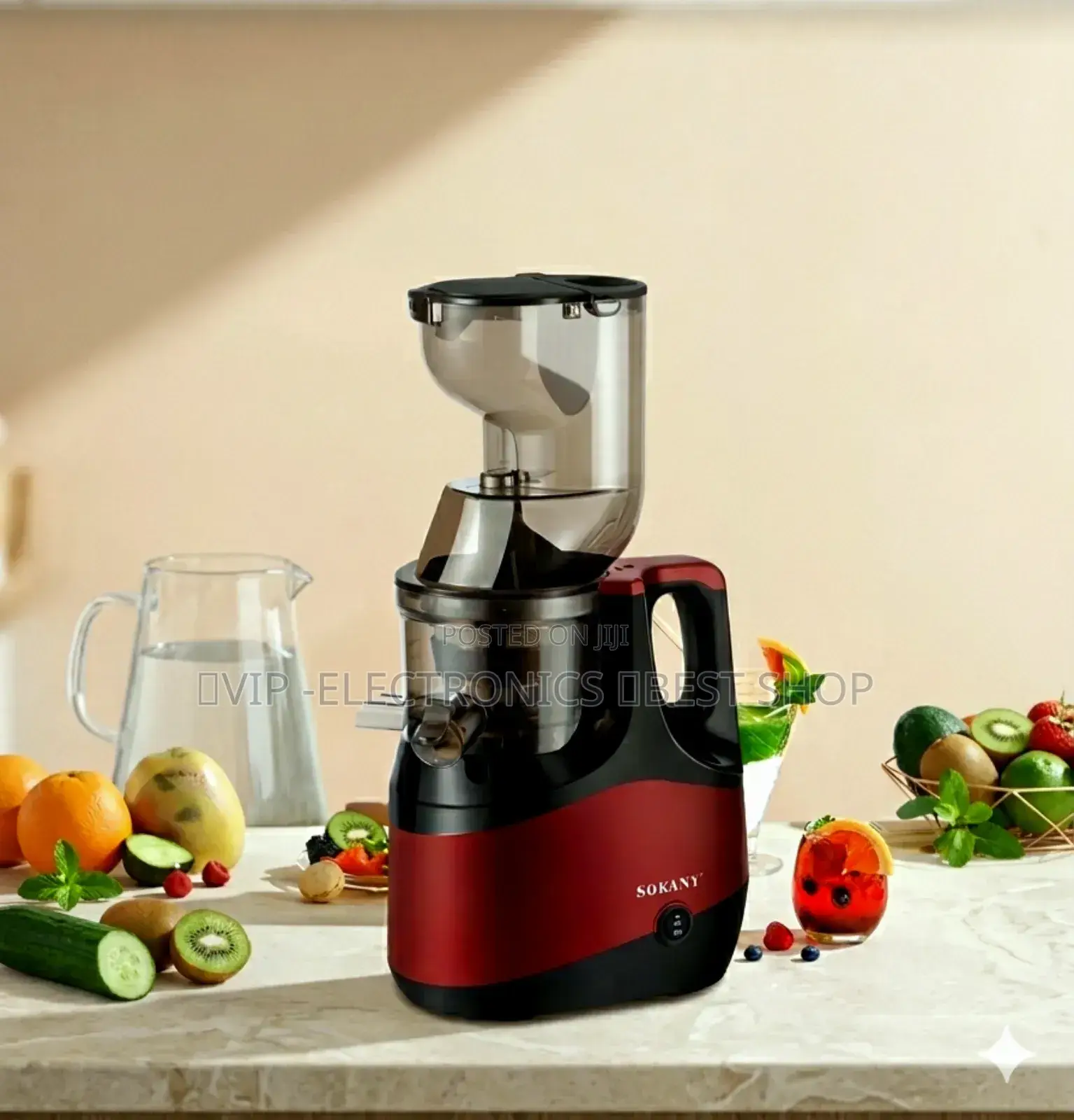 Sokany Slow Juicer (Sk-01005) 800w High-Power Cold Press Juicer