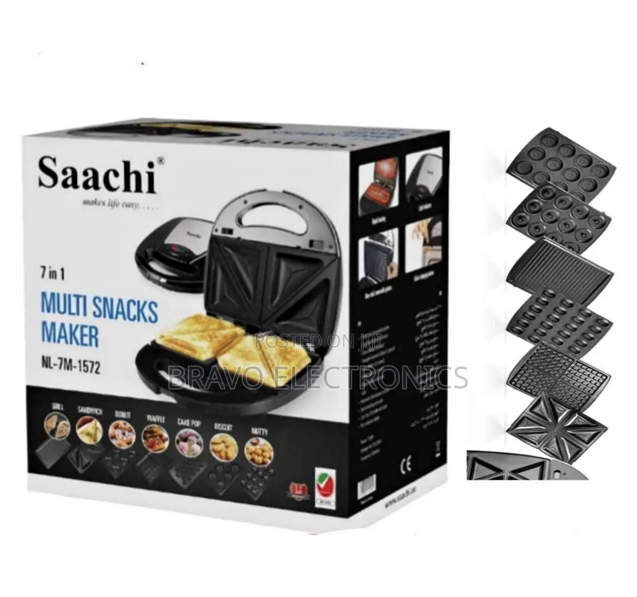 Saachi Snacks Maker 7 in 1 / Saachi Waffle Maker