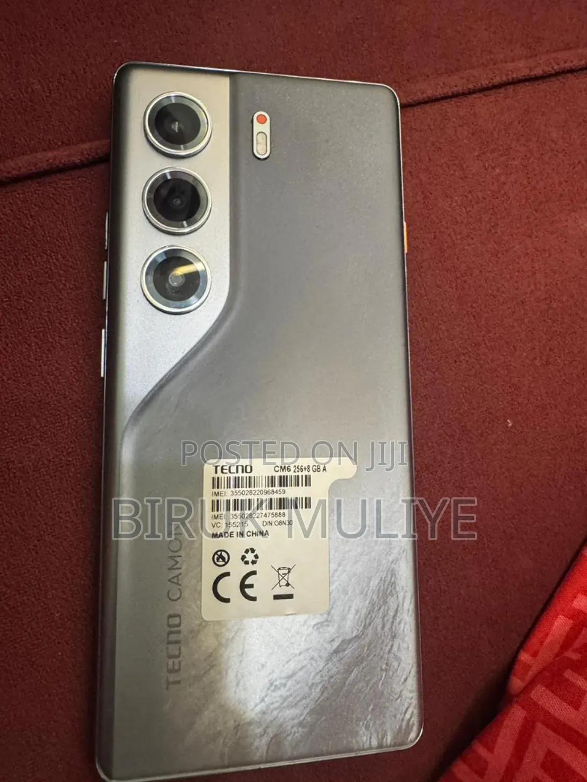 New Tecno Camon 40 256 GB Gray