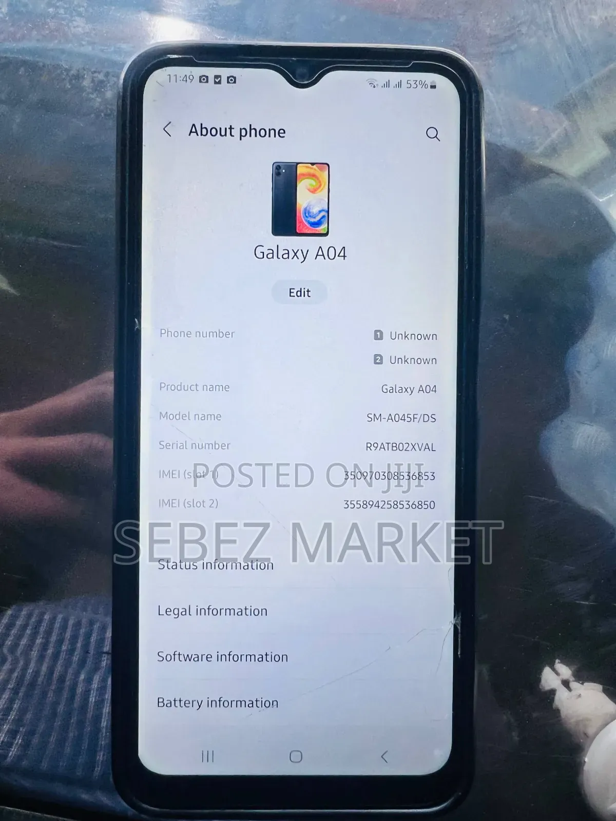 Samsung Galaxy A04 64 GB Black
