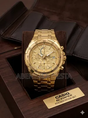 Stainless Steel Chronograph Wristwatch From the Casio Edifice