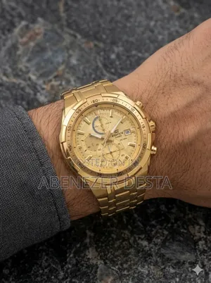 Stainless Steel Chronograph Wristwatch From the Casio Edifice