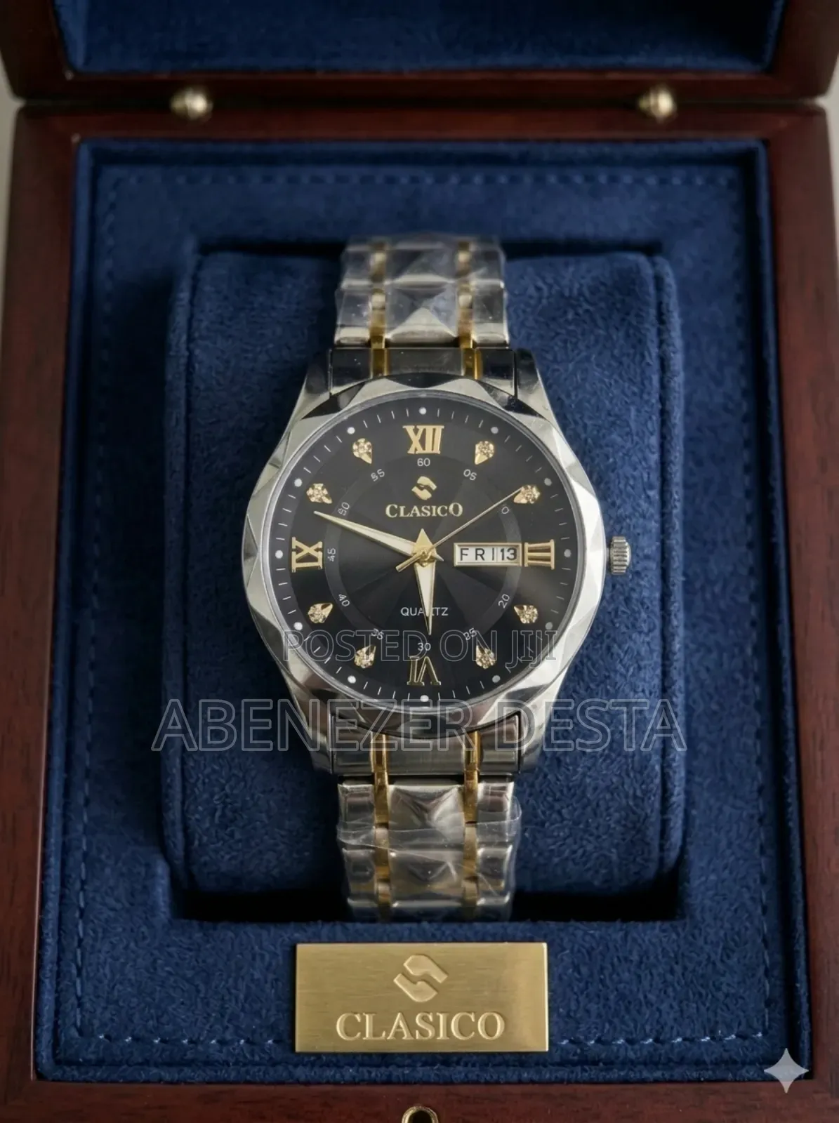 Clasico Brand Luxury Men's Quartz Watch, Featured With a Stainless