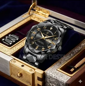 Poedagar Luxury Business Quartz Wristwatch, Featuring a Waterproof