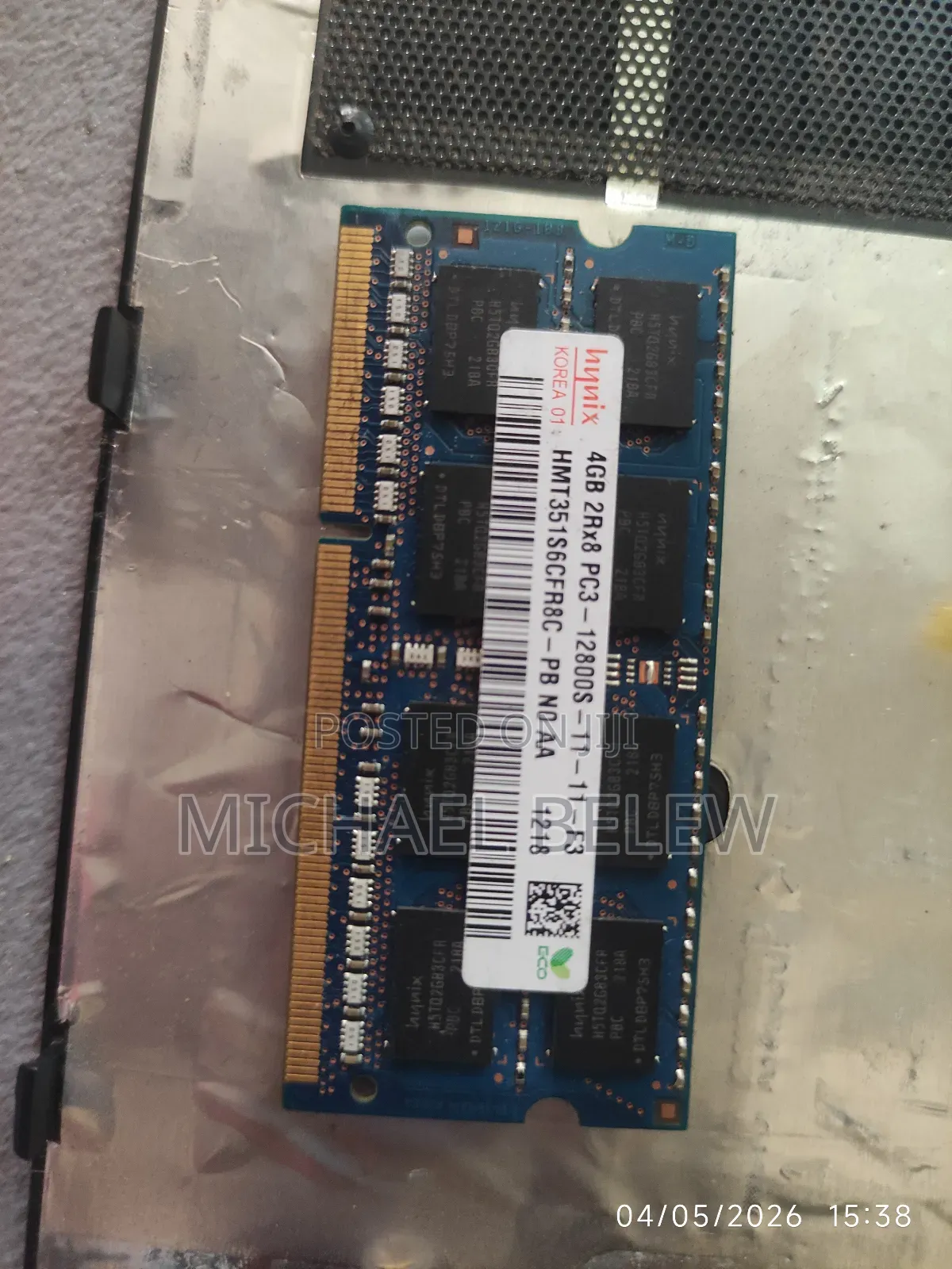 Sk Hynix 4gb Ddr3 (Pc3-12800s) Ram