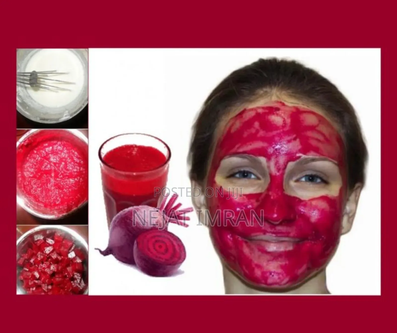 Beat Root Powder for Facemask 250 Gram With Onion Soup