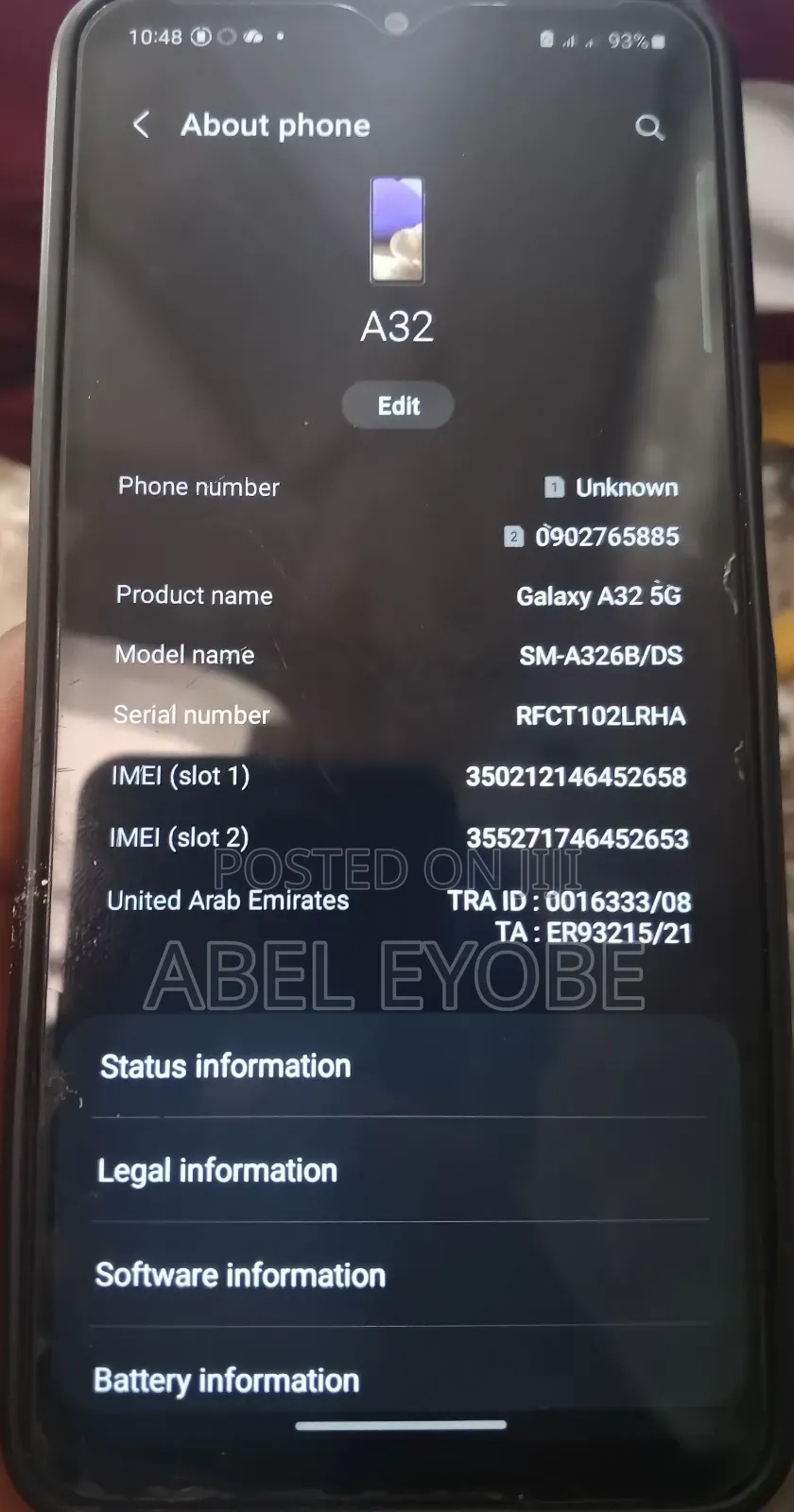 New Samsung Galaxy A32 5G 128 GB Black