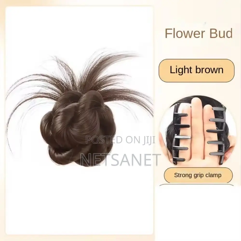 የሚገጠም ፀጉር (Clip-in Hair Bun)