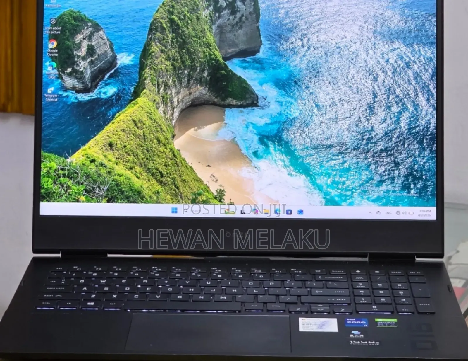 New Laptop HP Omen 15 16GB Intel Core i7 SSD 512GB