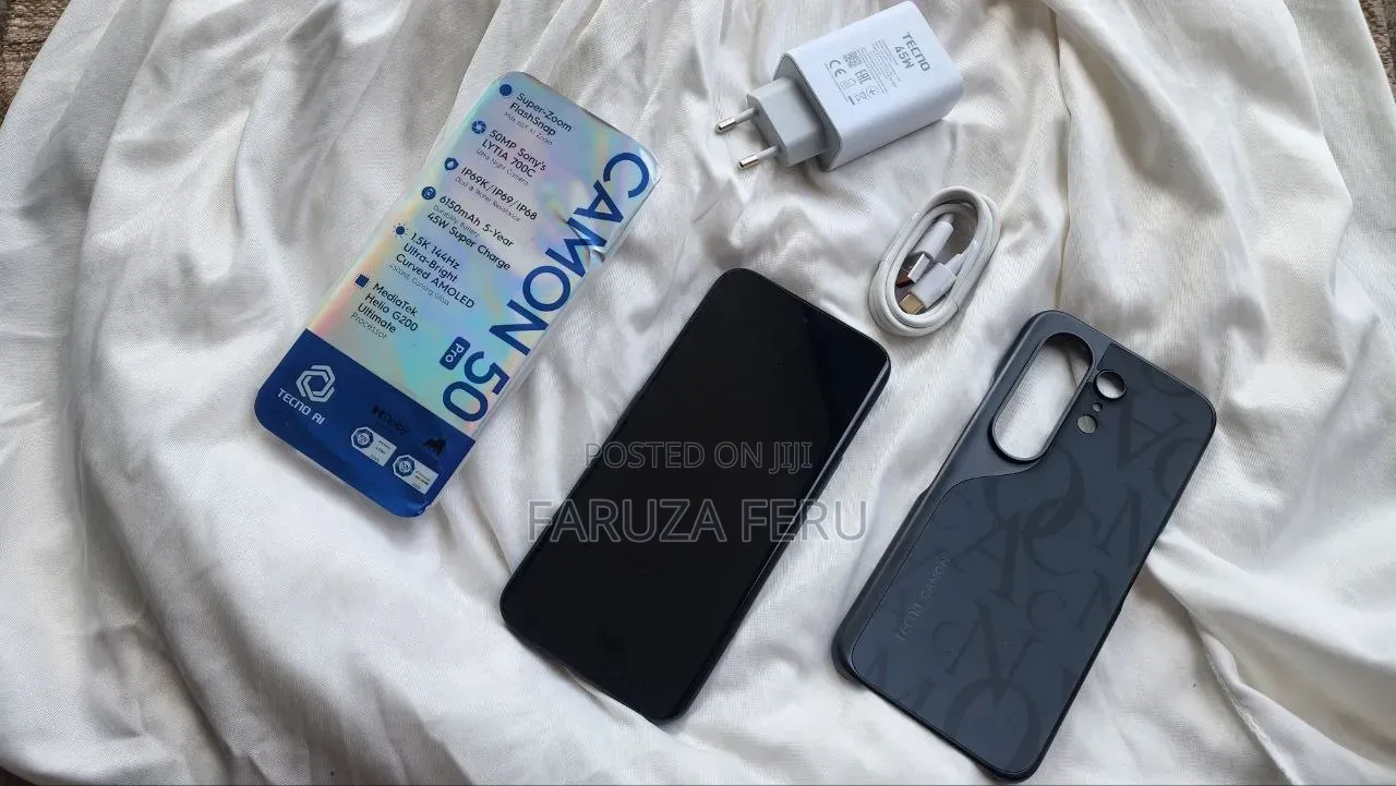New Tecno Camon 50 Pro 256 GB Black
