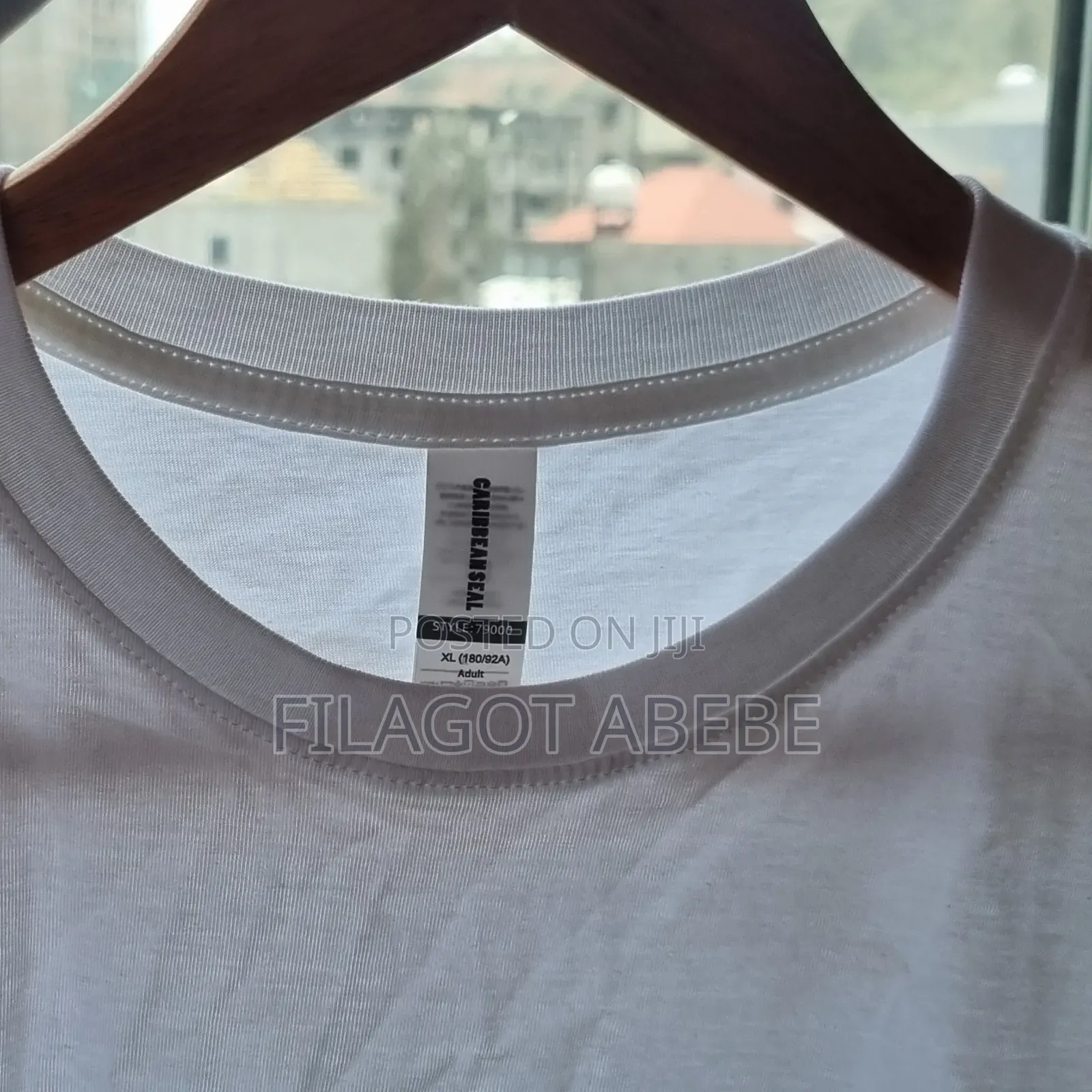 Plain White Color T-Shirt. Top Quality Cotton T-Shirt