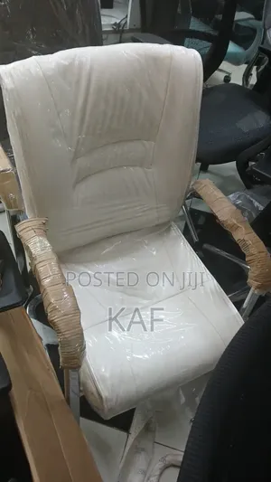 U Leg Leather Chair