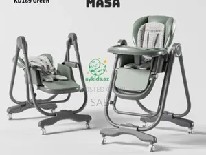 Unisex Multifunctional Swing and High Chair