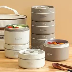 3 Pieces Portable Insulated Lunch Container