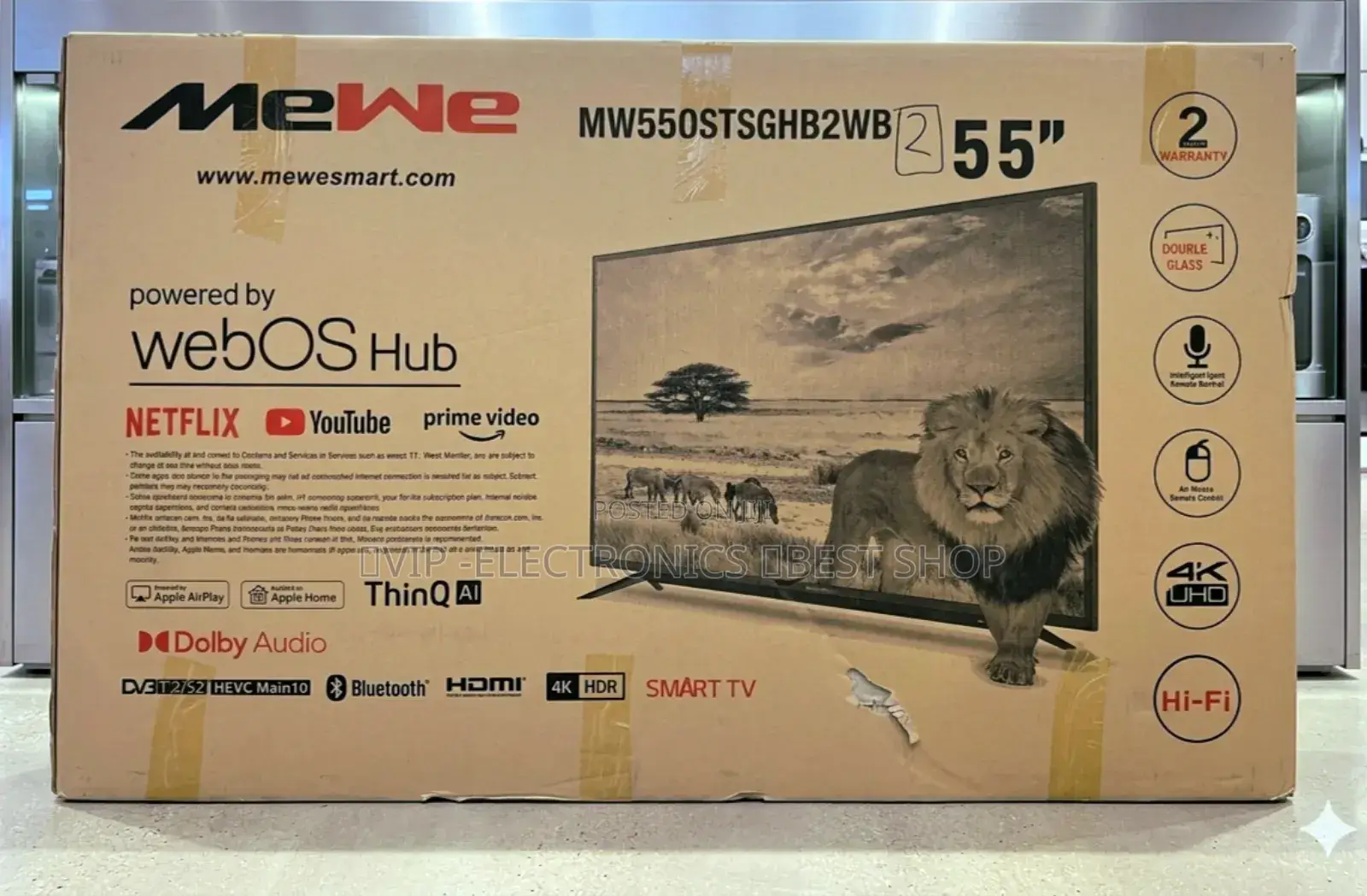 Mewe Tv 55 Inch Uhd Webos Smart New Product Original Mewe Tv