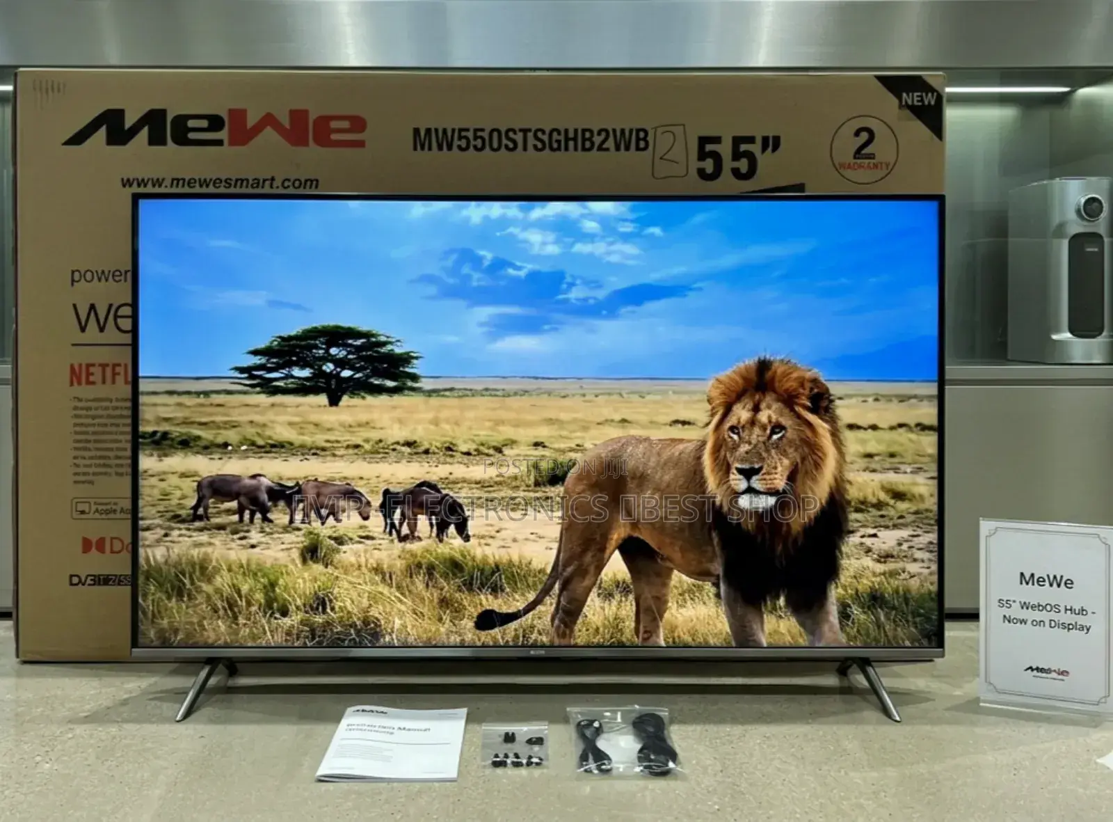 Mewe Tv 55 Inch Uhd Webos Smart New Product Original Mewe Tv