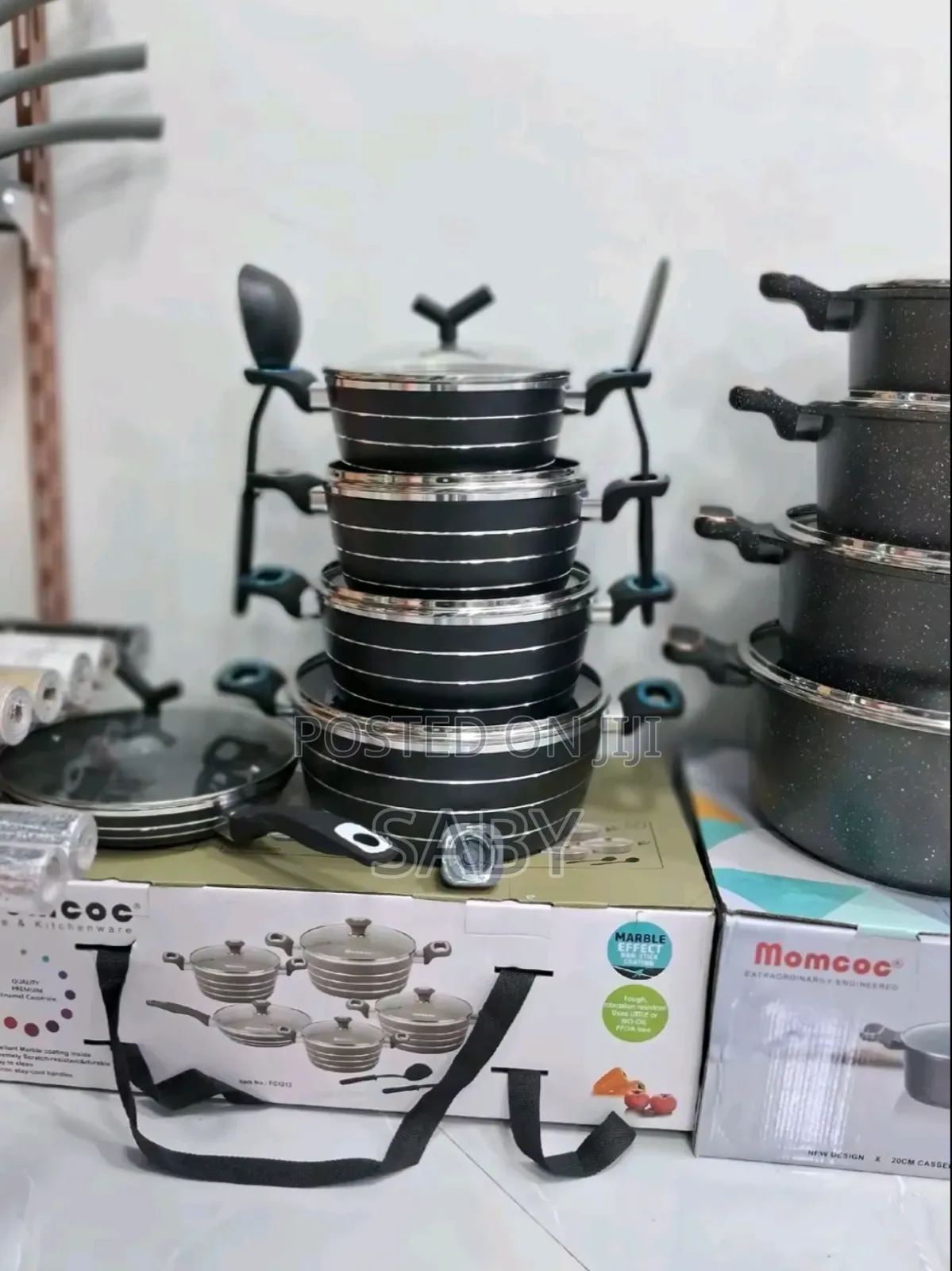 Home and Kitchen 5pcs Momcoc Cookware