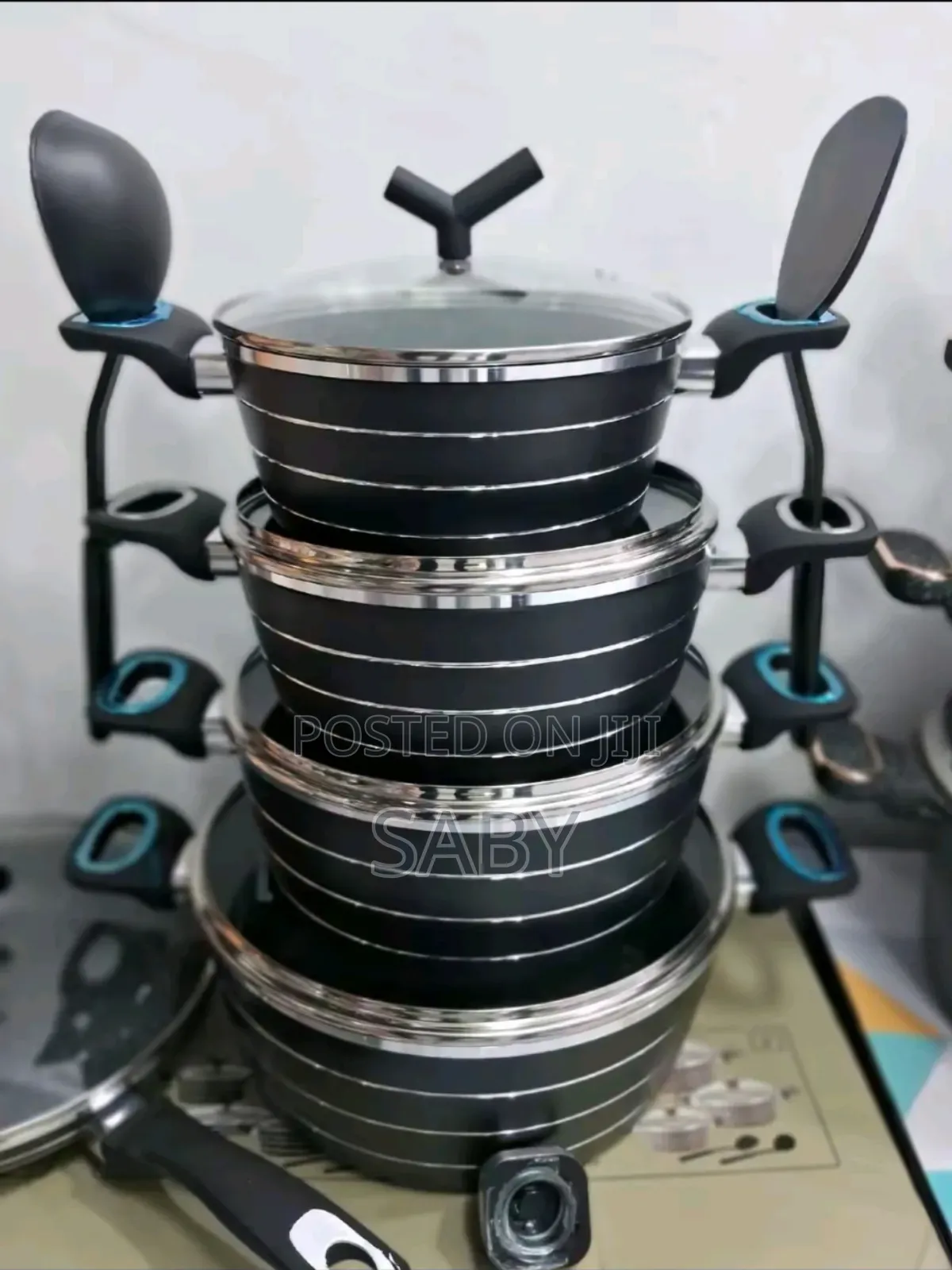 Home and Kitchen 5pcs Momcoc Cookware