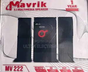 Mavrik 2.1 Multimedia Speaker System, Model Mv 222, Designed