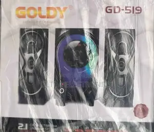Goldy Gd-519 2.1 Channel Multimedia Speaker System. System Type: