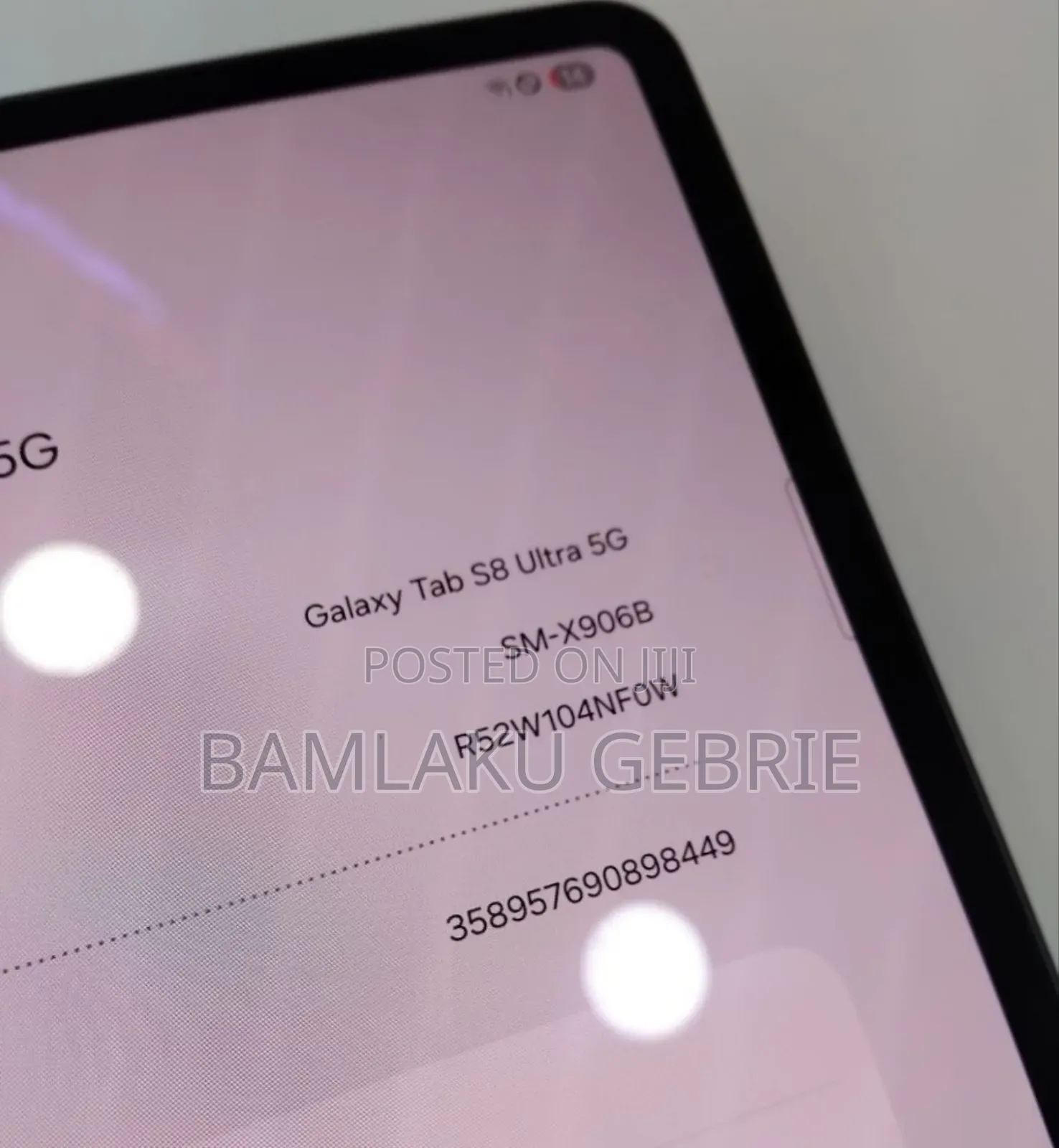 New Samsung Galaxy Tab S8 Ultra 256 GB