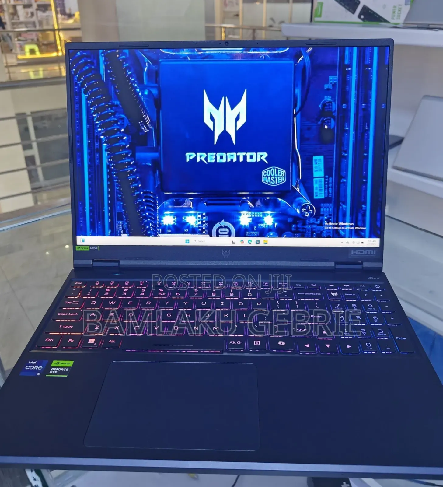 New Laptop Acer Predator Helios Neo 16 16GB Intel Core i9 SSD 1T